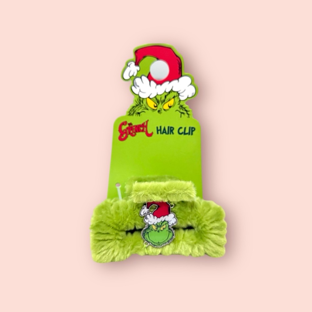 Grinch Green Hair Clip